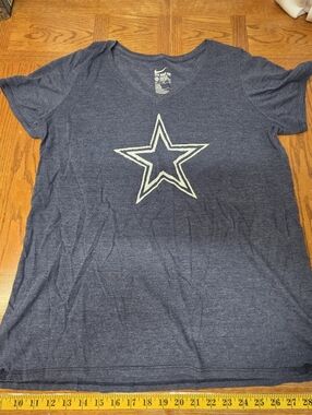 The Nike Tee "Dallas Cowboys" Blue T-Shirt  Athletic Cut Size XXL
